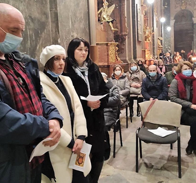 Las Comunidades de Sant'Egidio de Ucrania rezan por la paz